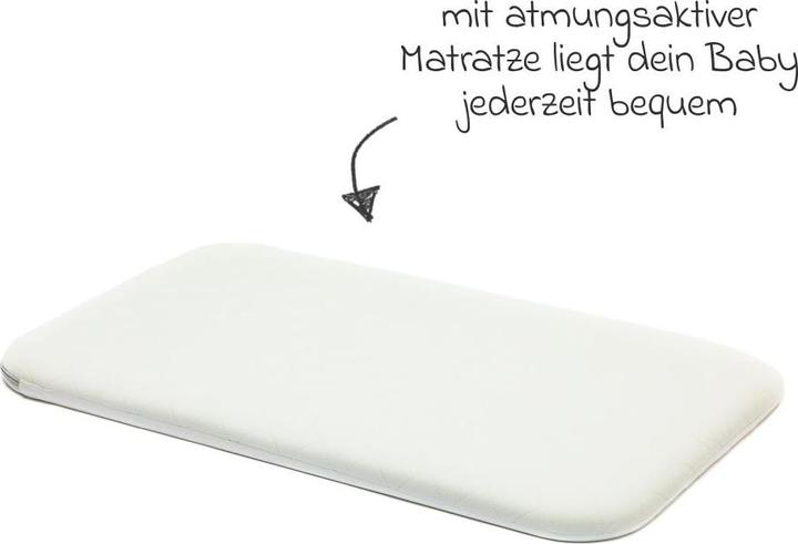 Actual product image Fillikid Beistellbetten Beistellbett Crip 6-fach höhenverstellbar (45 x 80 cm)