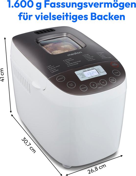 Actual product image Medion LIFE® Bread maker MD 12040