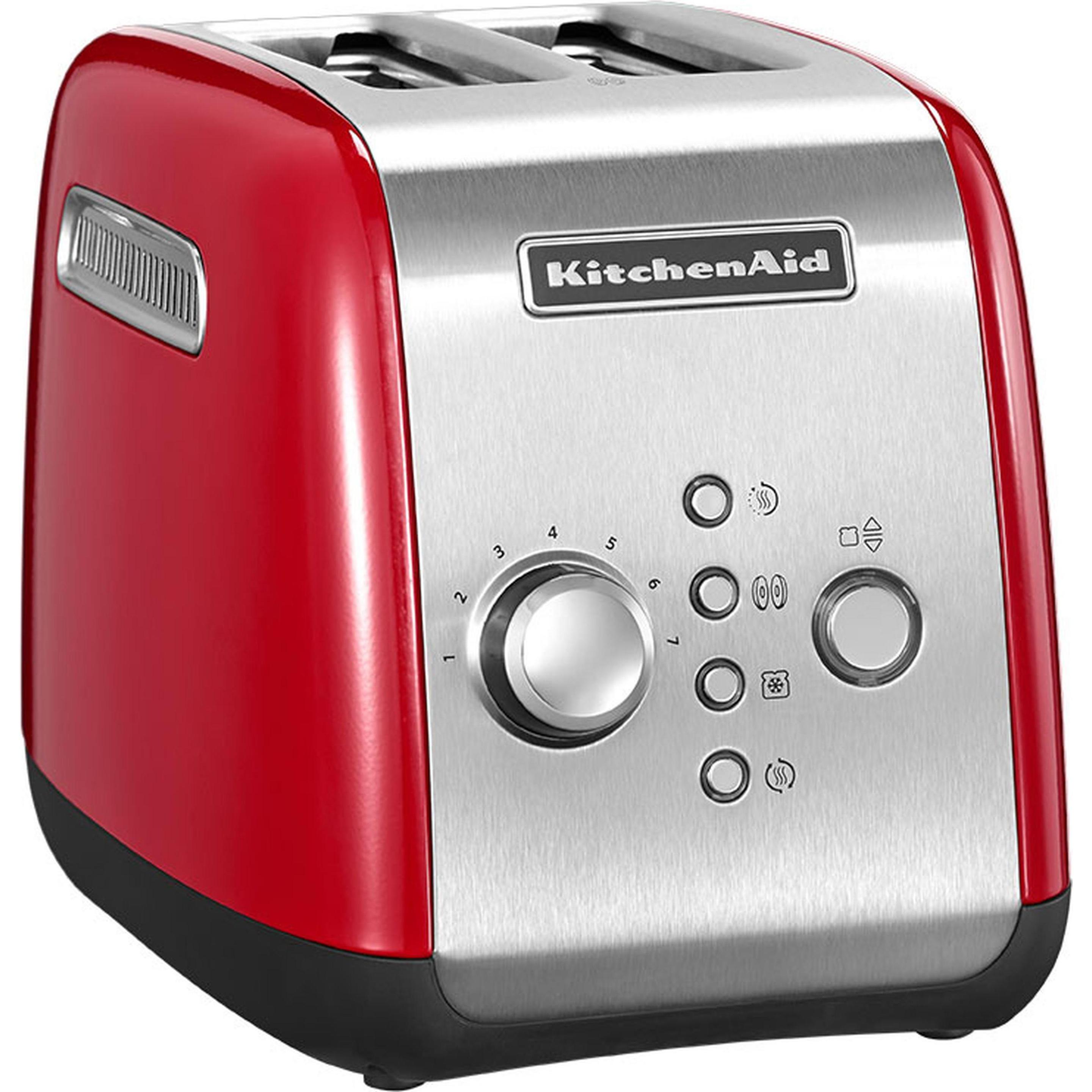 KitchenAid tostapane, Tostapane, Rosso, Argento