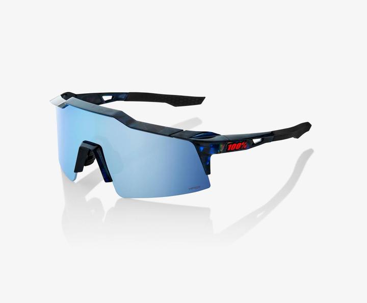 Image du produit 100% Lunettes Speedccraft Sl-Black Holographic-Hiper Blue Multilayer Mi (black blue*, Bleu glacier)
