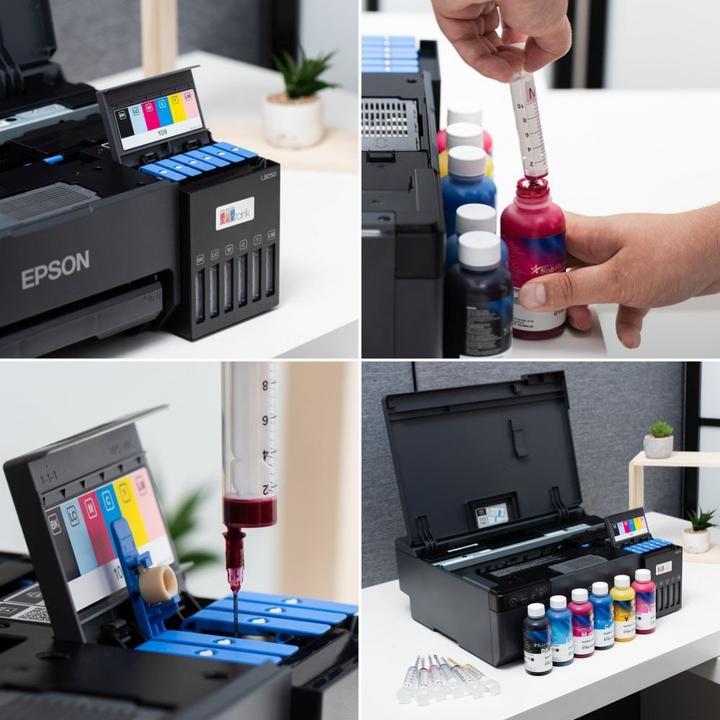Actual product image Epson Printer accessories OEM Ink SUBLINOVA smart - light CYAN - 100 ml