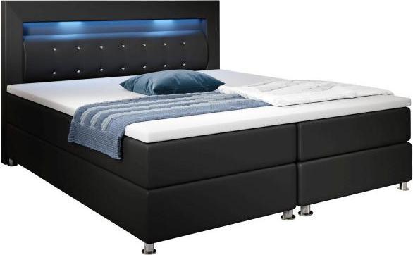 Immagine prodotto Juskys Letto a molla LED Montana (180 x 200 cm)