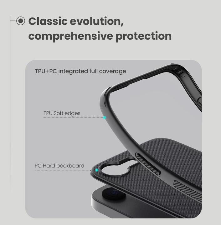 Image du produit Nillkin Super Frosted Shield Pro Series Hardcase Hülle (Apple iPhone 16e, Apple iPhone 17e)