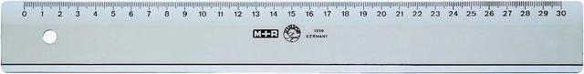 Actual product image M+r Möbius+Ruppert Ruler Wide 30cm smoke grey, 10 pieces (30 cm)