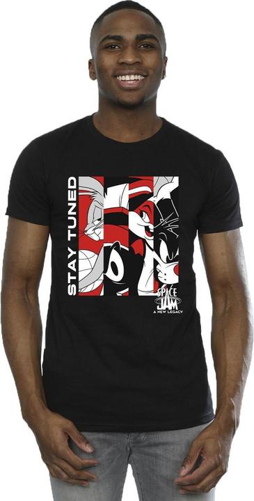 Immagine prodotto Space Jam Stay Tuned Maglietta Uomo (S)