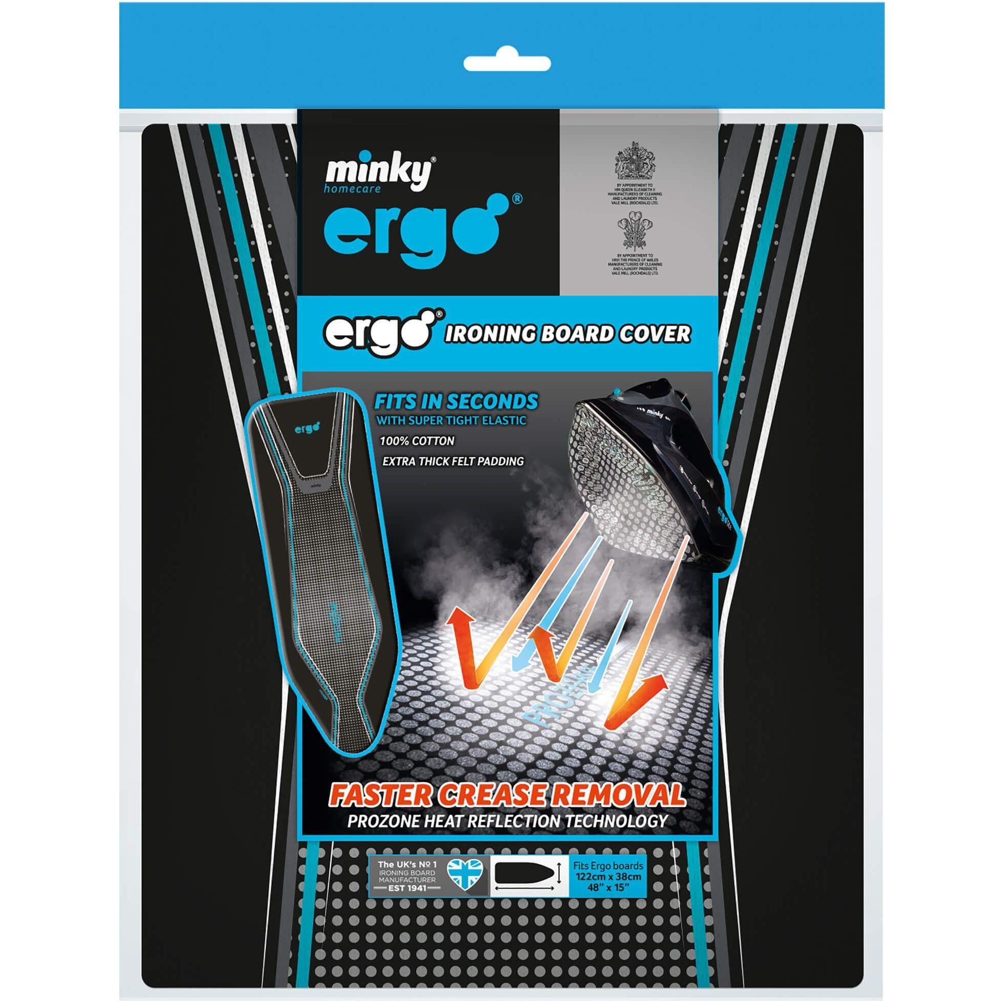 Minky Ergo Ersatz-Bügelbrettbezug, Accessori per stirare + cura del bucato, Multicolore