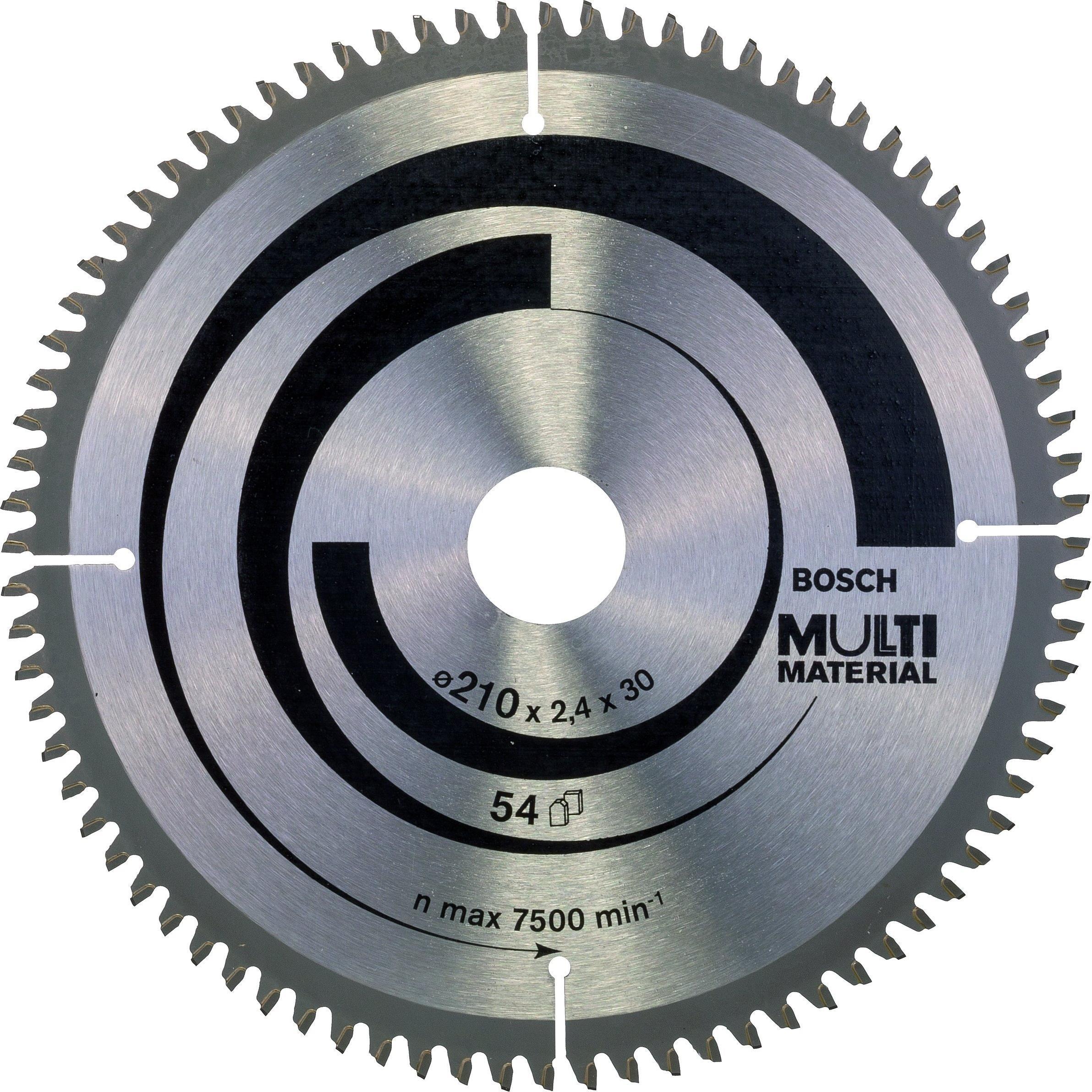 Bosch Professional Zubehör, Sägeblatt, PRO Multi Material Kreissägeblatt, 210 x 2,5 x 30 mm