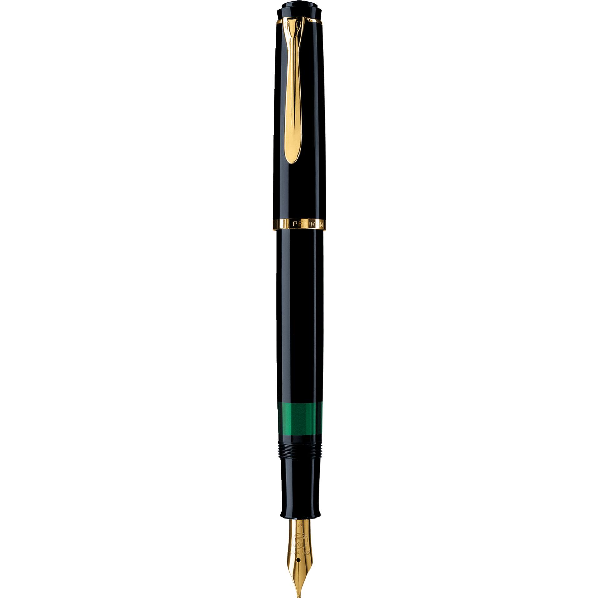 Pelikan, Penne, Penna Stilografica M200 (Nero, Oro, 1X)