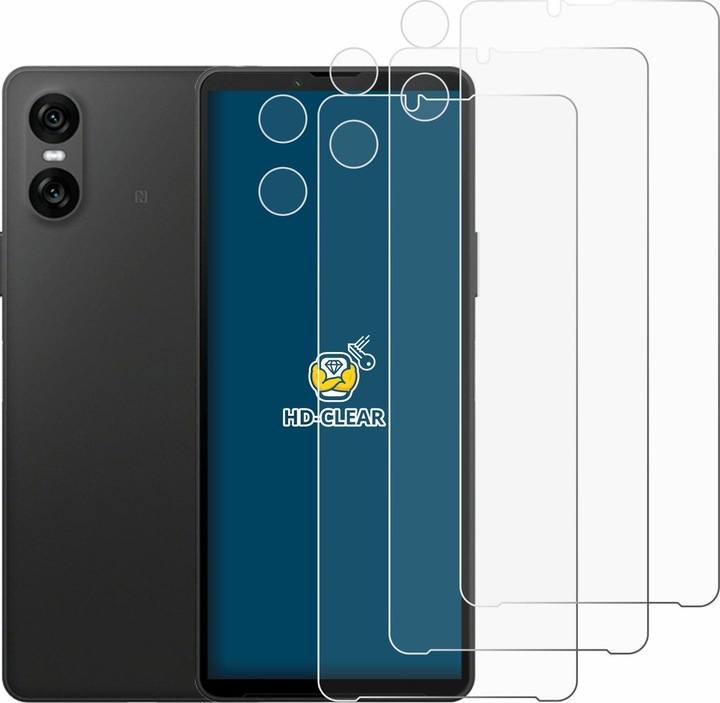 Produktbild BROTECT Schutzfolie Displayschutz Klar (6 Stück, Sony Xperia 10 VI)