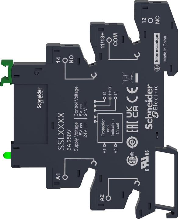 Actual product image Schneider Electric Solid state relay in socket, E: 16-30 SSL1D101BDPV (Relay socket)