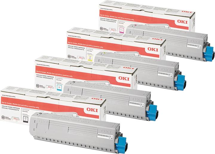 Produktbild OKI Original C834/C844 SET Multipack / Set mit allen vier Farben (BK, C, M, Y)