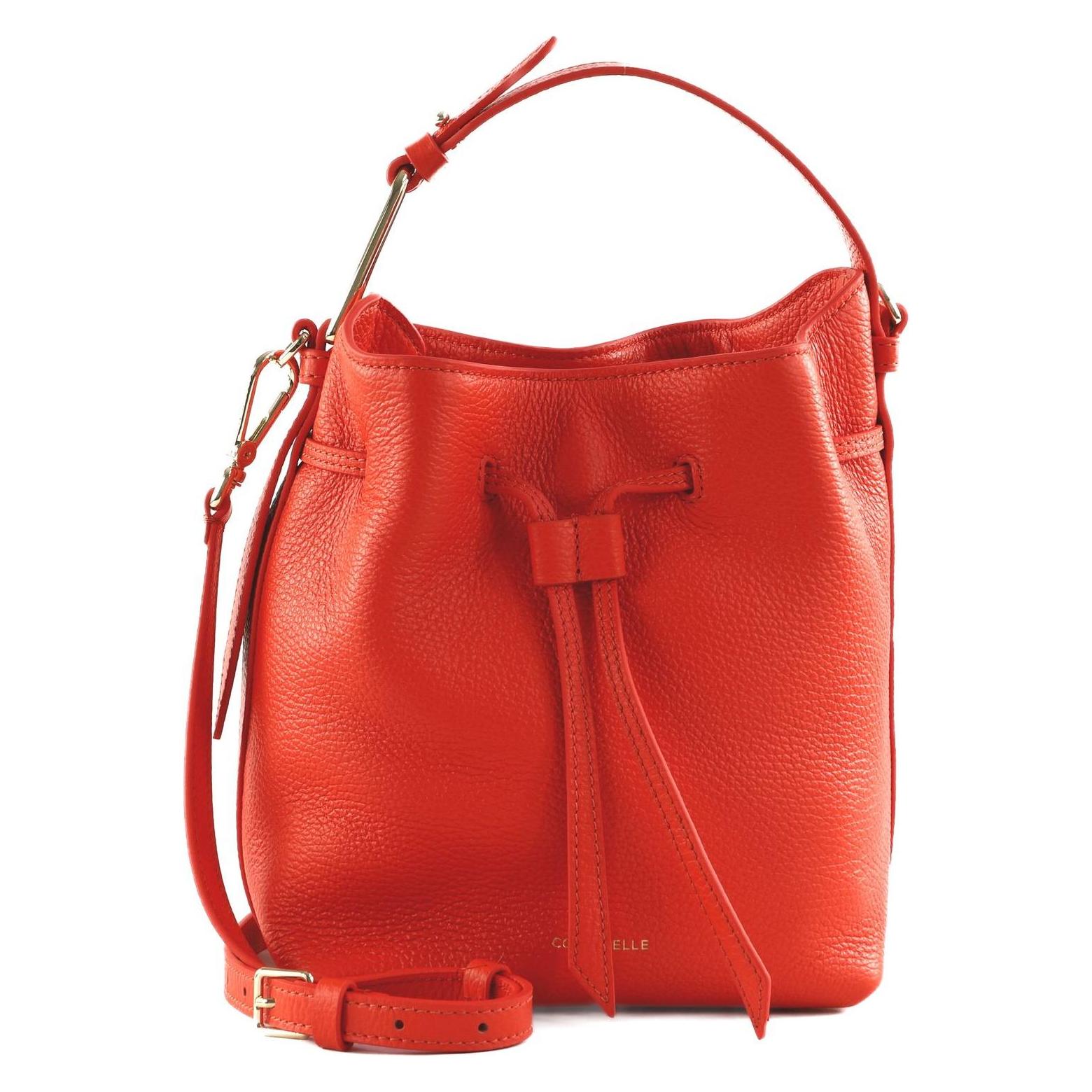 Coccinelle, Damen, Handtasche, Malory Handbag Grained Leather, Orange