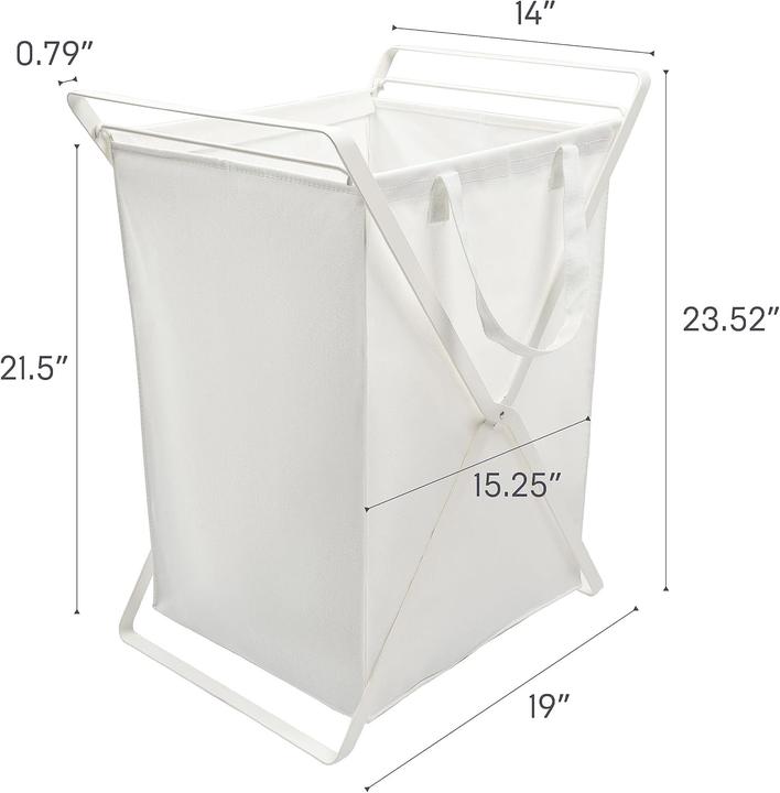 Actual product image Yamazaki Wäschekorb mit herausnehmbarer Tasche TOWER (45 l)