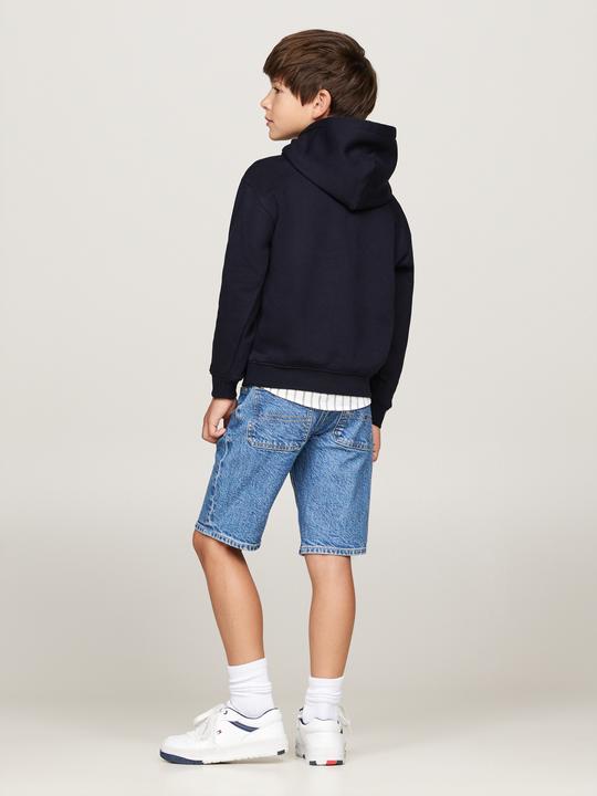 Produktbild Tommy Hilfiger Kids Timeless Fleece Hoodie - Blauw - Boys - 16 jaar (176)