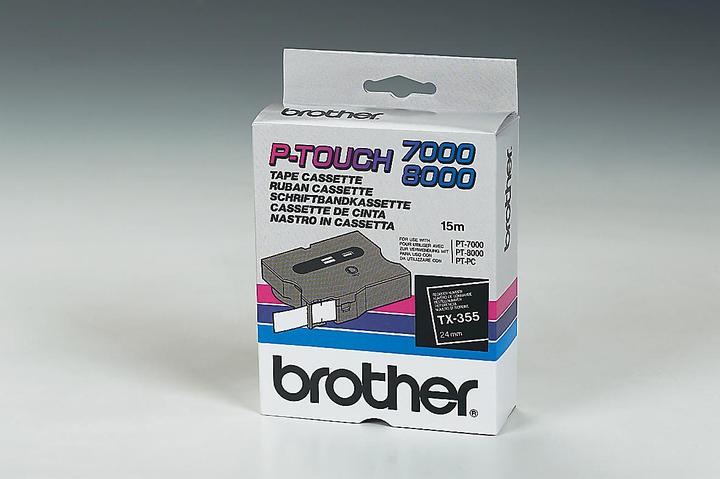 Actual product image Brother P-Touch (2.40 cm, Black)