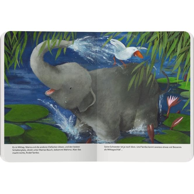 Thumbnail - Tambo, der kleine Elefant, Kinderbücher von Stephanie Schneider, Henrike Wilson