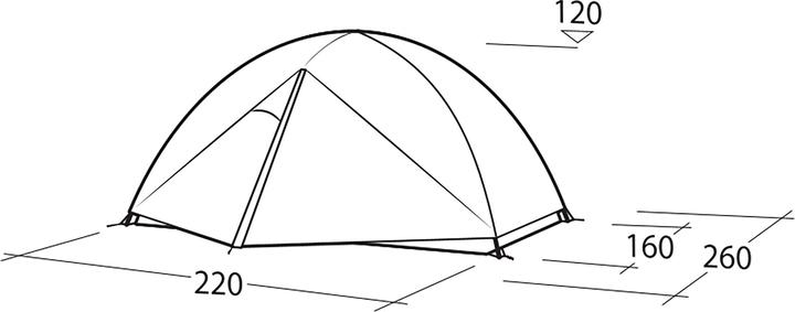 Produktbild Robens Aster 3 Pro (Kuppelzelt, 2.90 kg, 3 Personen)