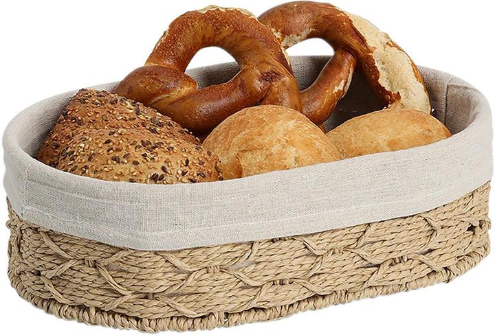 Produktbild Zeller Present Brotkorb mit Beutel Geflecht 30x20x10 cm