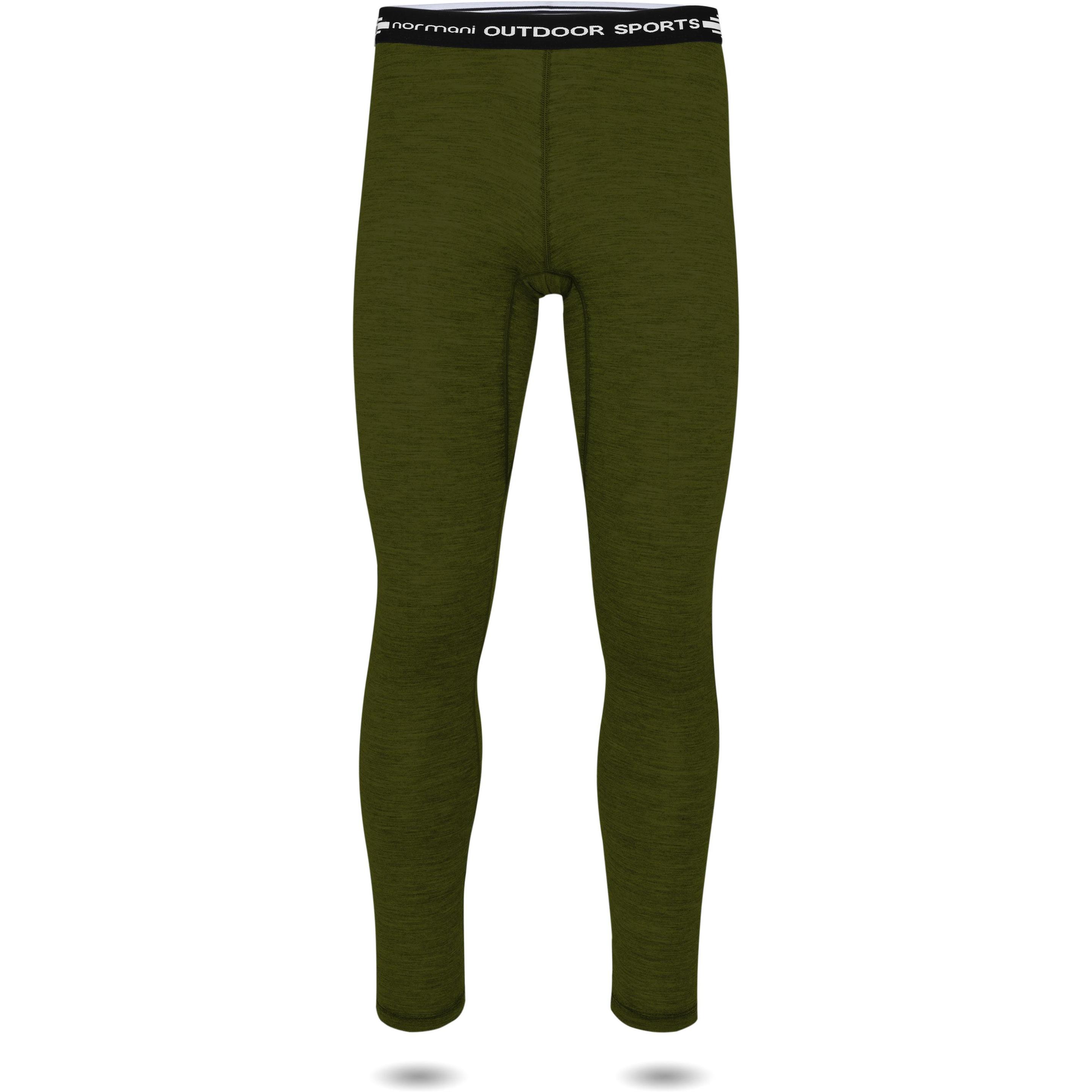 Normani, Herren, Funktionsunterhose, Herren Merino Unterhose Sydney (6XL), Grün, 6XL