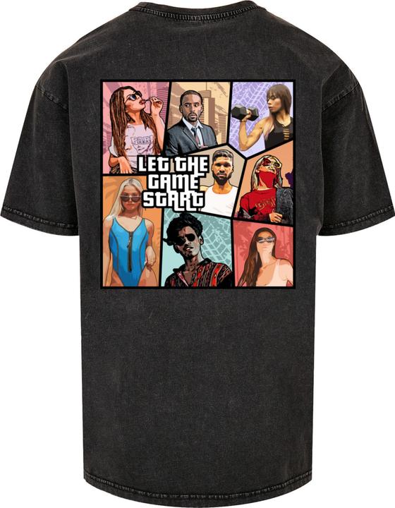 Produktbild Merchcode Grand Collage Acid Washed Heavy Oversized Tee - 112597 (L)