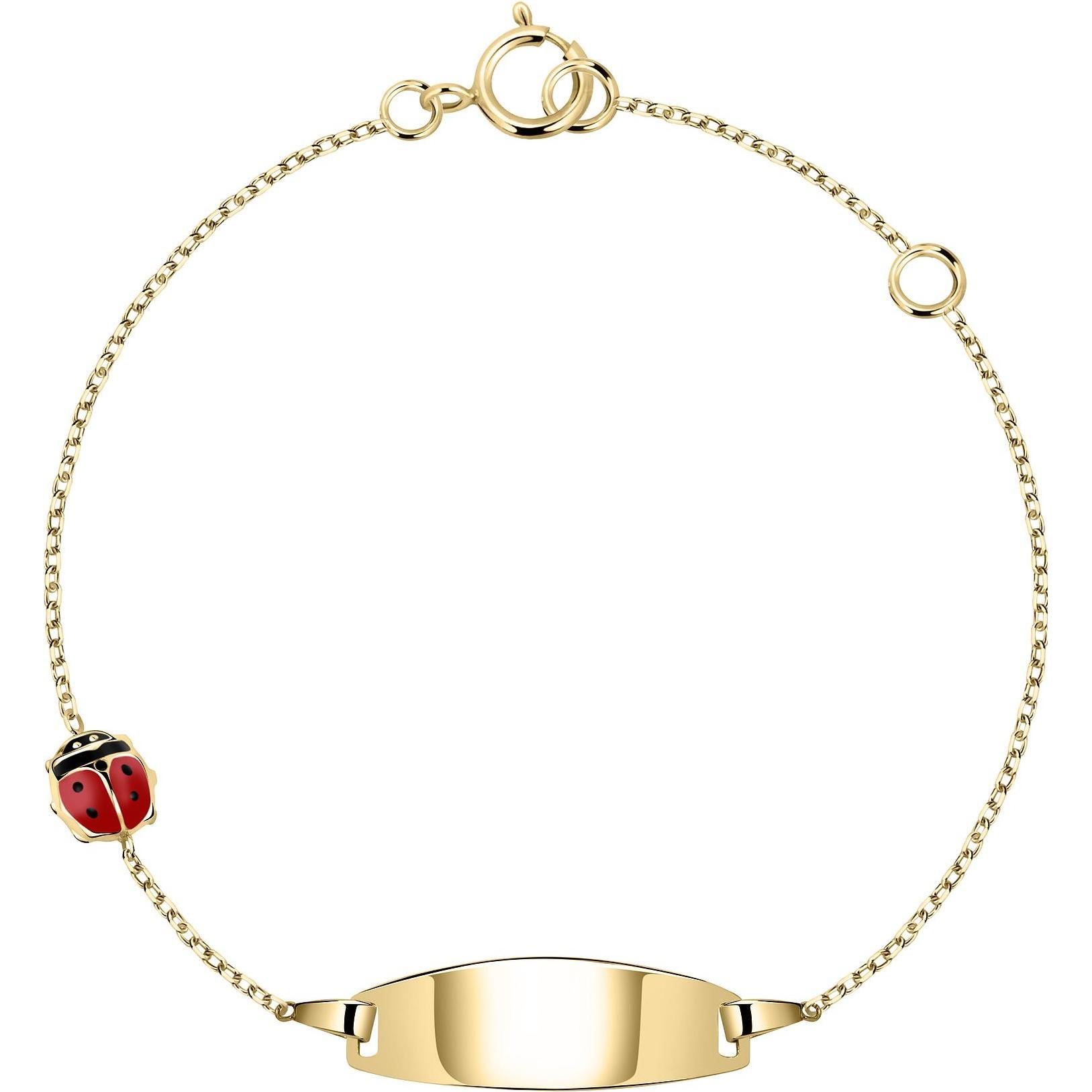Favs, Armschmuck, I.D.-Armband, (14 cm, 375er Gelbgold)