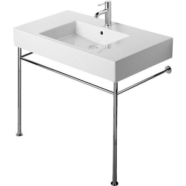 Duravit, Waschbeckenunterschrank, Metallkonsole VERO höhenverst. +50mm chr f WT 032985 (80.5 x 45.5 x 78 cm)