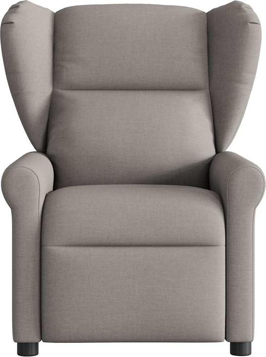 Actual product image vidaXL Massage chair electric taupe fabric
