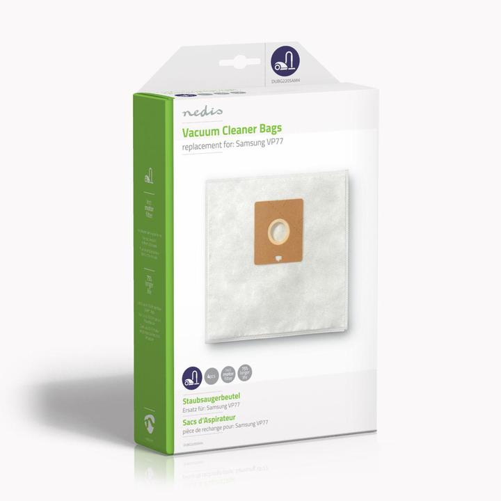 Image du produit Nedis Sacs pour aspirateurs Samsu ng VP77 (4x)