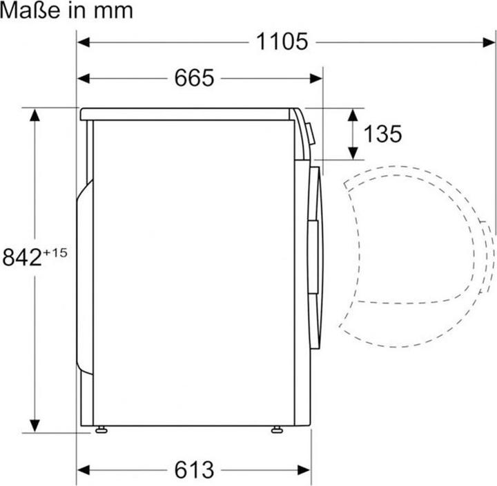 Image du produit Siemens WQ45B2B0CH (9 kg, Droite, Fiche CH)
