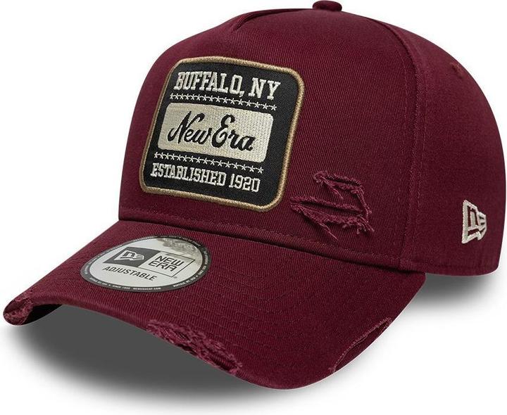 Image du produit New Era A-Frame Trucker Cap - Patch Wash Schwarz
