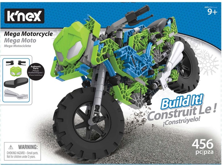 Actual product image K'Nex Bouwset Mega Motorcycle, 456dlg.
