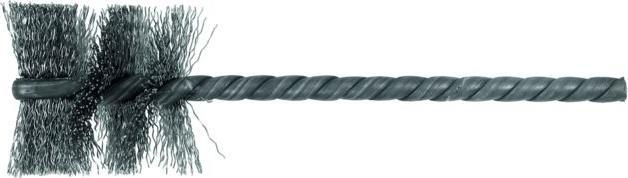 Actual product image Lessmann Nozzle brush Ø 25 mm Shank 3.8 mm Wire thickness 0.2 mm Steel 25 mm