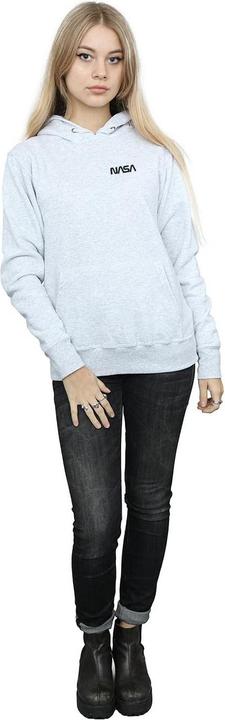 Immagine prodotto Nasa Modern Logo Chest Felpa con Cappuccio Donna (S)