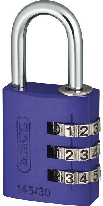Produktbild Abus Zahlenschloss 145/30 Lock-Tag Lila Aluminium