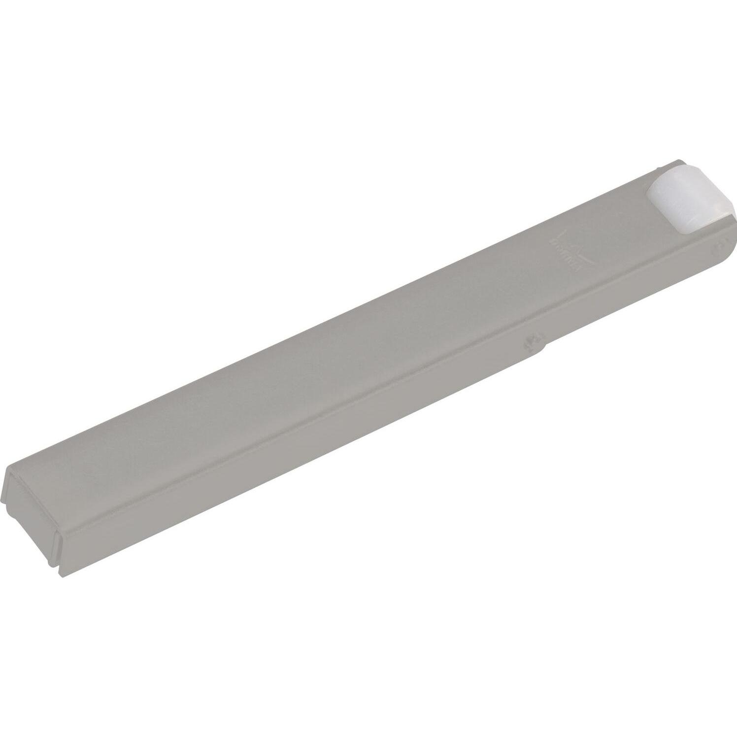 Dormakaba, Türöffner + Türschliesser, Mitnehmerklappe für zweiflügelige Türen Länge 197 mm, MK396 silber