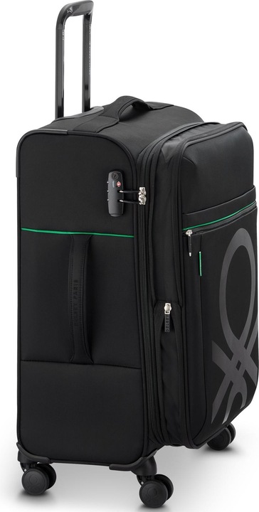 Produktbild Delsey Paris x United Colors of Benetton Color Block 4 Rollen Kabinentrolley S 55 cm mit Dehnfalte (77 l, Handgepäck (bis 50l))
