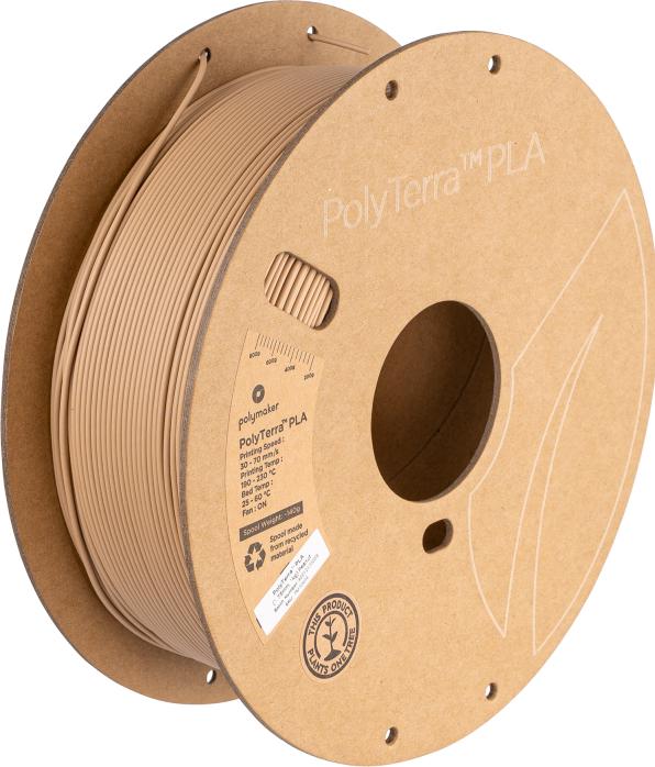 Actual product image Polymaker Polyterra (PLA, 1.75 mm, 1000 g, Brown)