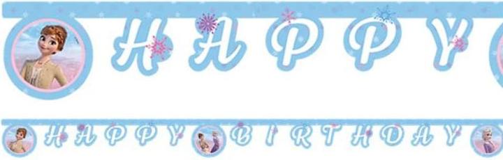 Actual product image Magni Banner FROZEN II Happy Birthday FSC Mix (1 pcs.)
