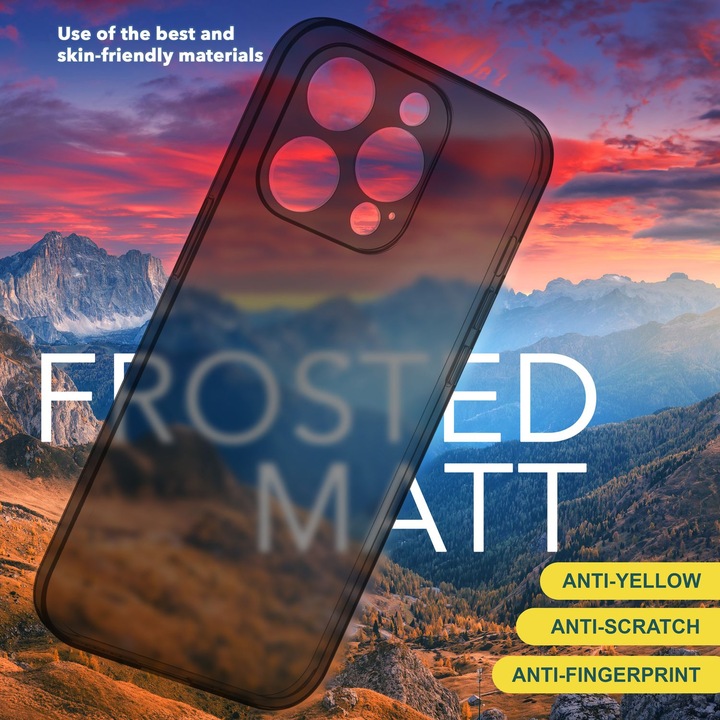 Actual product image Nalia Extremely Thin 0.3mm Matt Hardcase (Apple iPhone 15 Pro Max)