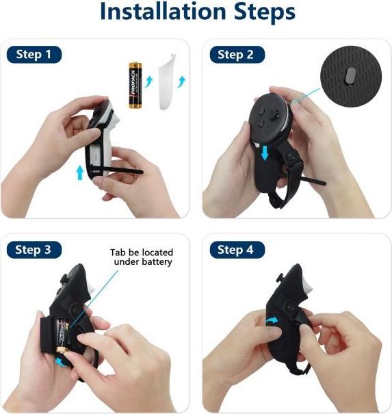 Immagine prodotto AMVR Meta Quest 3 / 3S Controller Silikon Griff Abdeckung kurz