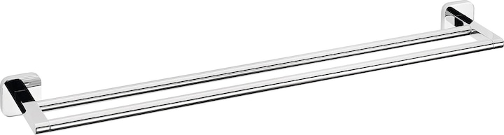 Produktbild tesa ELEGAANT Handtuchstange doppelt inkl. Klebelösung ohne Bohren