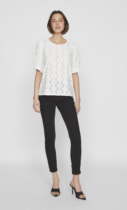 Actual product image Vila Round neck top with short sleeves (XS)