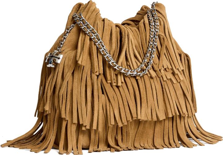 Immagine prodotto Tory Burch Borsa A Tracolla Mini Fleming In Suede Con Frange