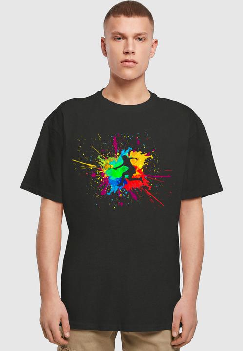 Produktbild Merchcode Color Splash Player Heavy Oversized Tee - 116571 (L)