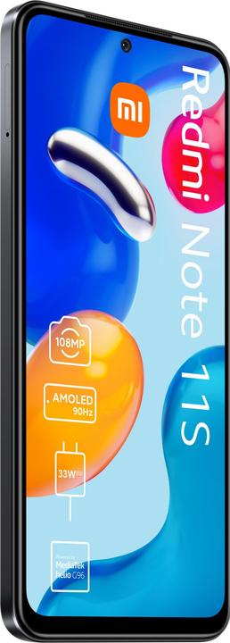 Actual product image Xiaomi Redmi Note 11S (128 GB, Graphite gray, 6.43", Dual SIM, 4G)