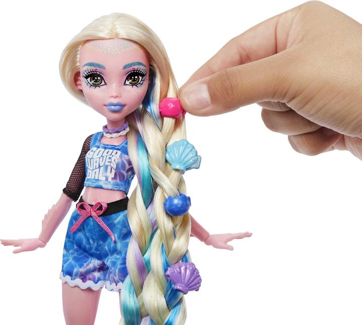 Actual product image Monster High Mattel Lalka Spa Day Lagoona Blue