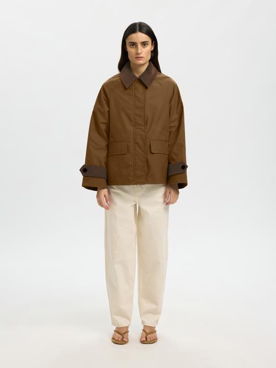Actual product image Selected Gewachste Baumwoll Jacke (36)