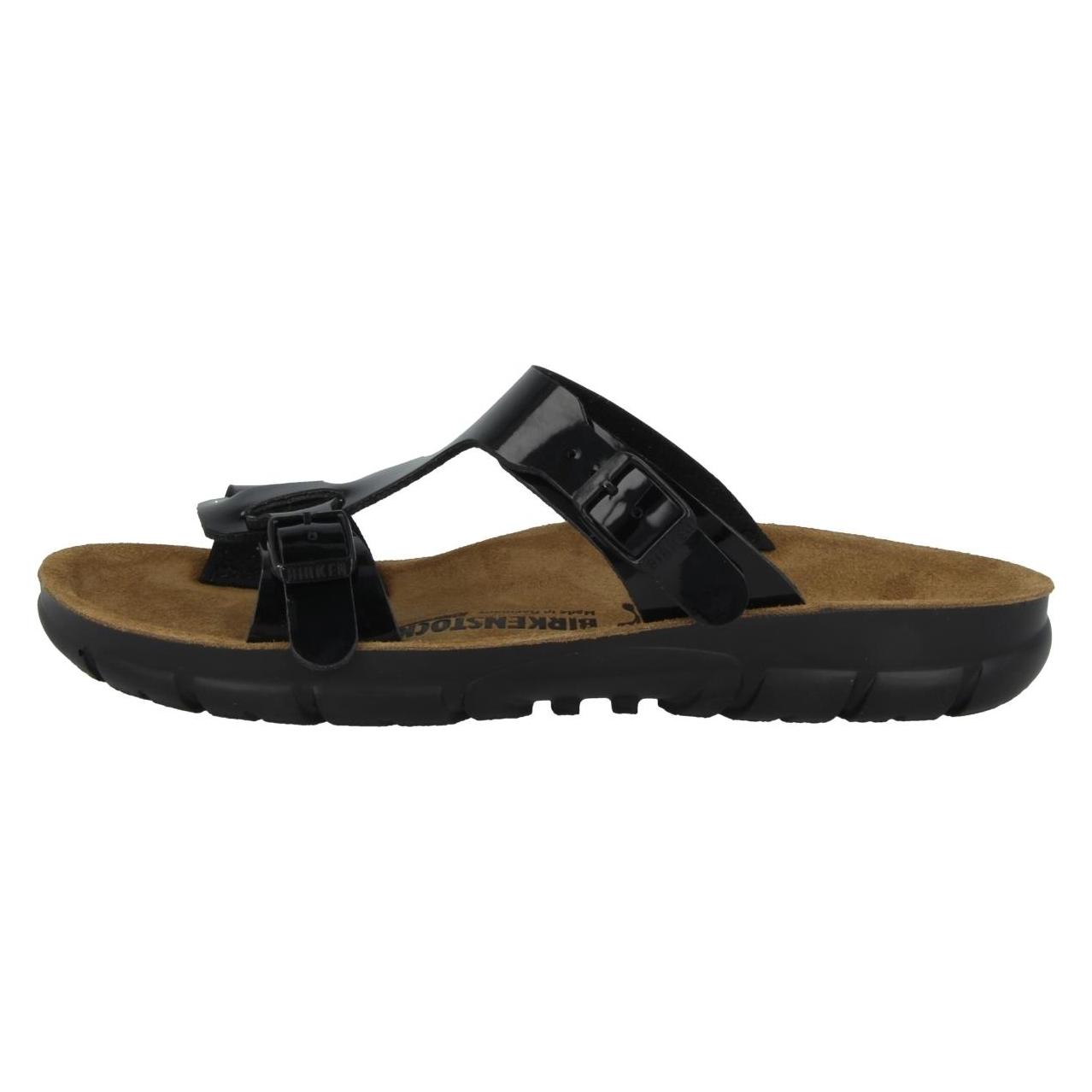 Birkenstock, Vrouwen, Sandalen, Sofia Birko-Flor Zachtbed Smal, Zwart, (40)