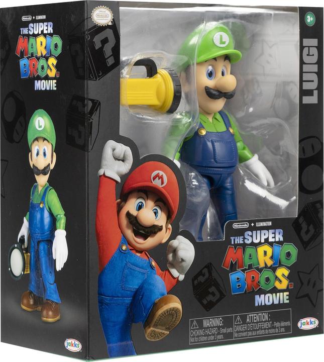 Actual product image Jakks Pacific Super Mario Movie - 5 Figure - Luigi (13 cm) (417174)