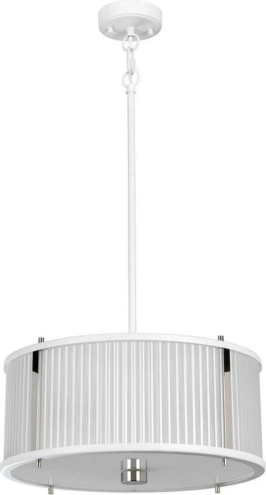 Actual product image Elstead Lighting Corona pendant light E27 triple white satinised lacquered, polished (E27)